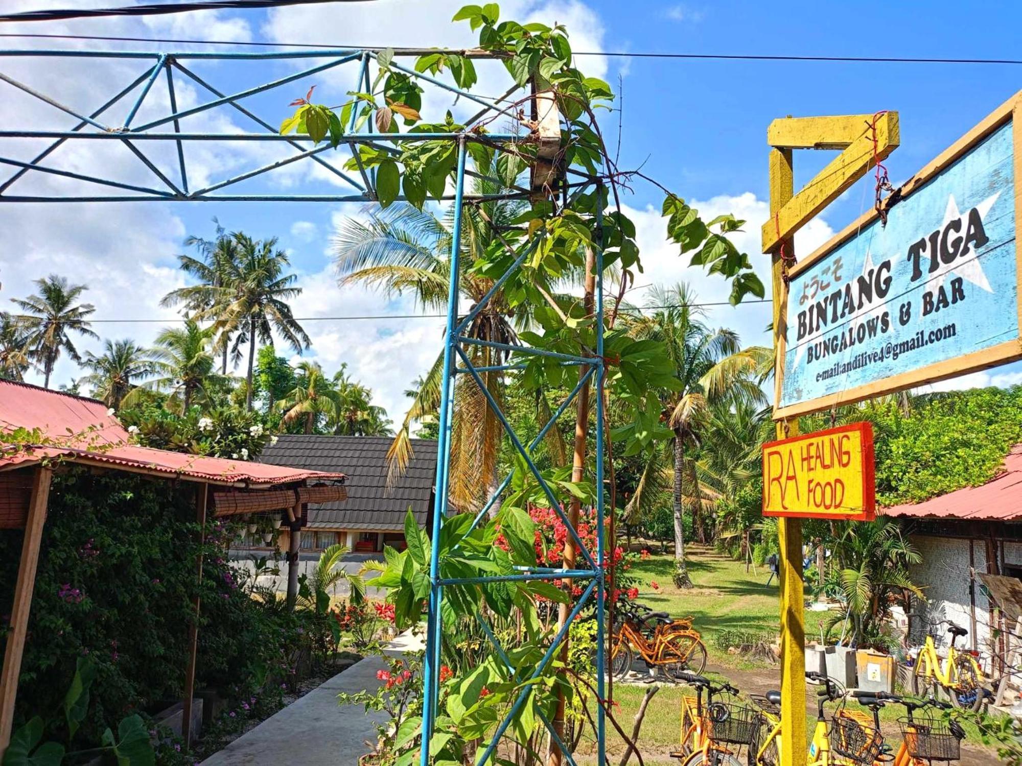 Bintang Tiga Bungalows Gili Air Esterno foto